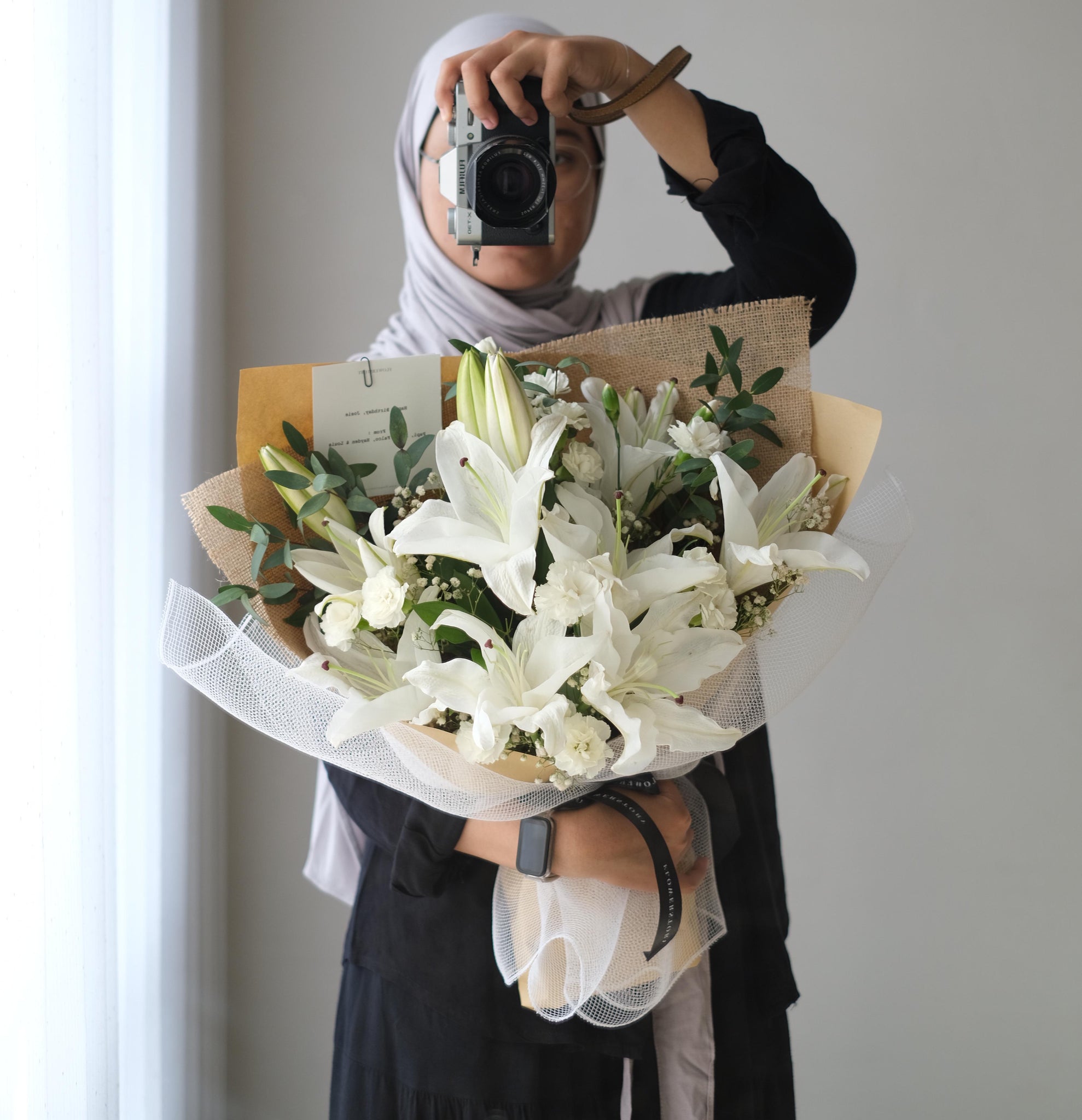 lily casablanca flower Blooming Lily Bouquet